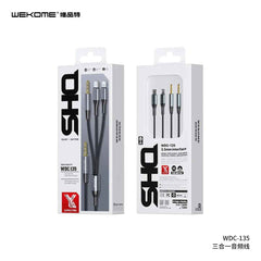 WK Design WDC-135 3 IN 1 Audio Splitter