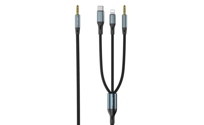 Wk Design Wdc 135 3 In 1 Audio Splitter, cables