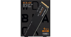 WD BLACK SN850X 4TB PCIe 4.0 NVMe M.2 SSD-Sequential Read/Write (7300/6600 MB/s)