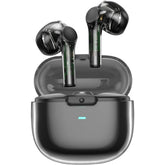WIWU TWS12 Pure Sound TWS Airbuds, Pure Bass HF sound true wireless stereo, Smart voice assistant up to 24 hours - Black