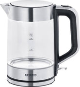WK 3420 Severin Glass Water Heater, 2200 Watts, 1.7 Liters