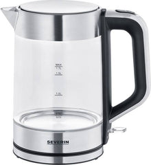 WK 3420 Severin Glass Water Heater, 2200 Watts, 1.7 Liters