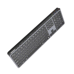 Meetion WK330 Rechargeable 2.4G & Bluetooth Dual Mode Wireless Ultra Thin Full Layout Keyboard