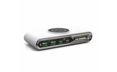 6 In 1 Wlx F9a Usb Type C Smart Fast Wireless Charging Station 45w