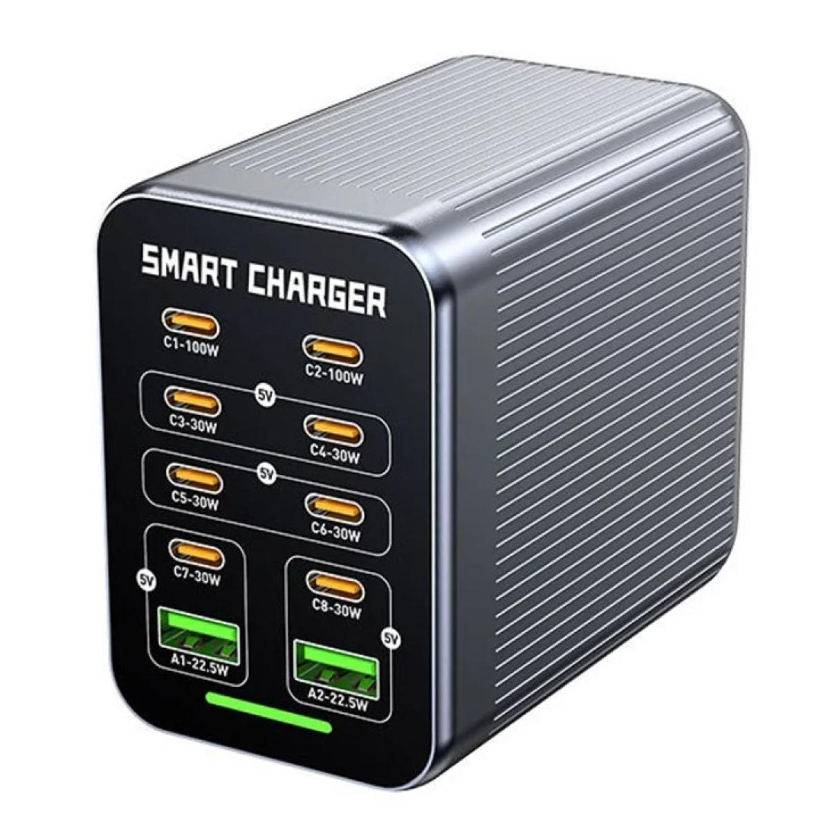 10 in 1 WLX-G1 Smart Desktop GaN Charging Station 425W
