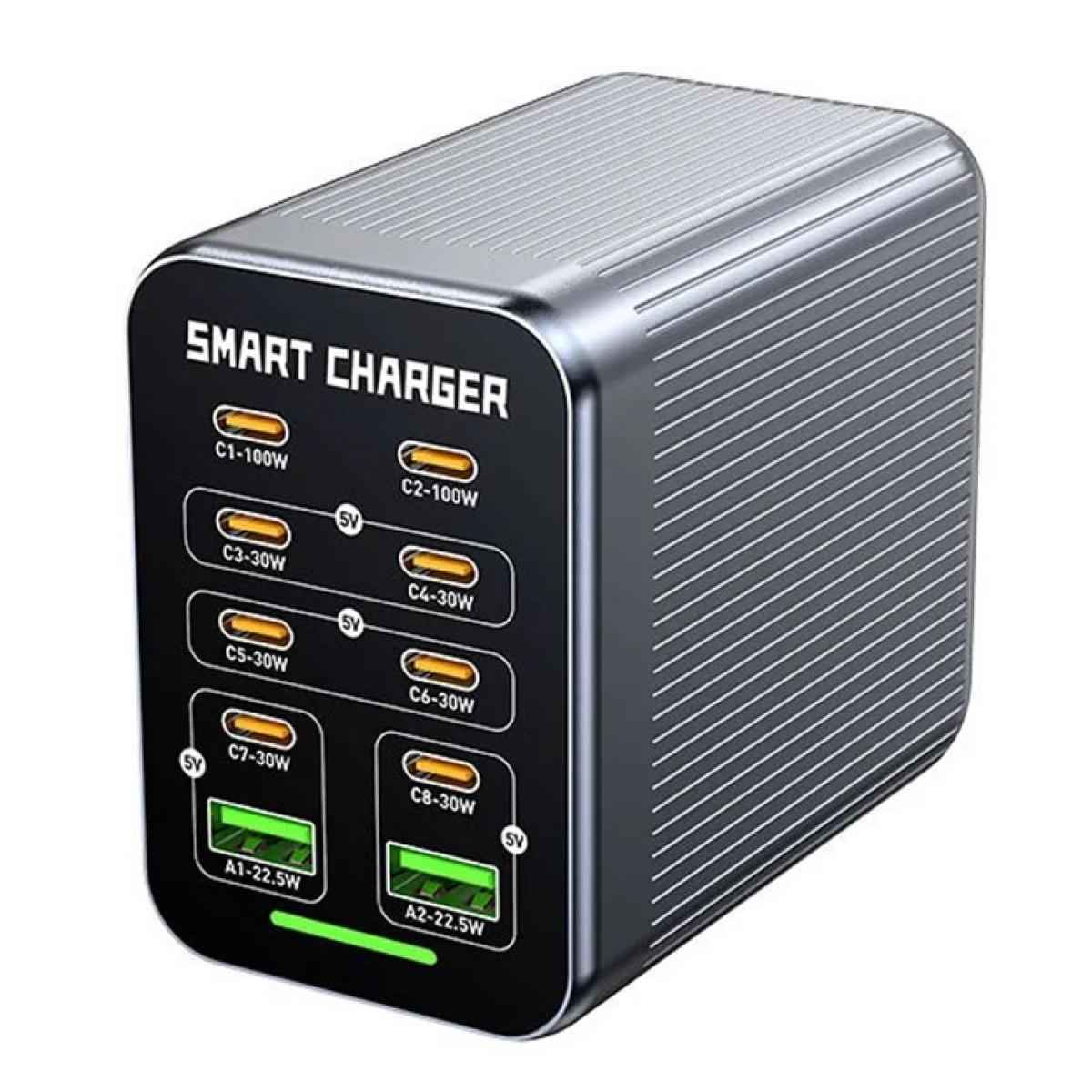 10 in 1 WLX-G1 Smart Desktop GaN Charging Station 425W