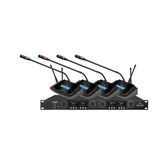 AISP WM-6214 4 Channel UHF Wireless Conference Microphone