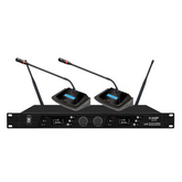 AISP WM-6212 2 Channel UHF Wireless Conference Microphone