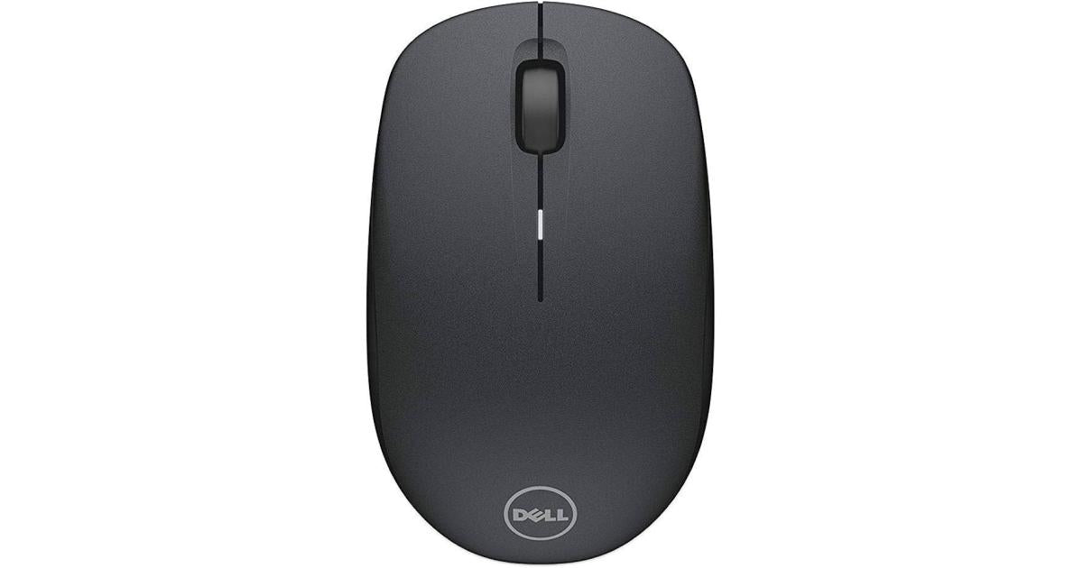 Dell (WM126) Wireless USB Receiver Optical Mouse 1000 dpi 3 Buttons 58g Up To 12 months Run Time - Black