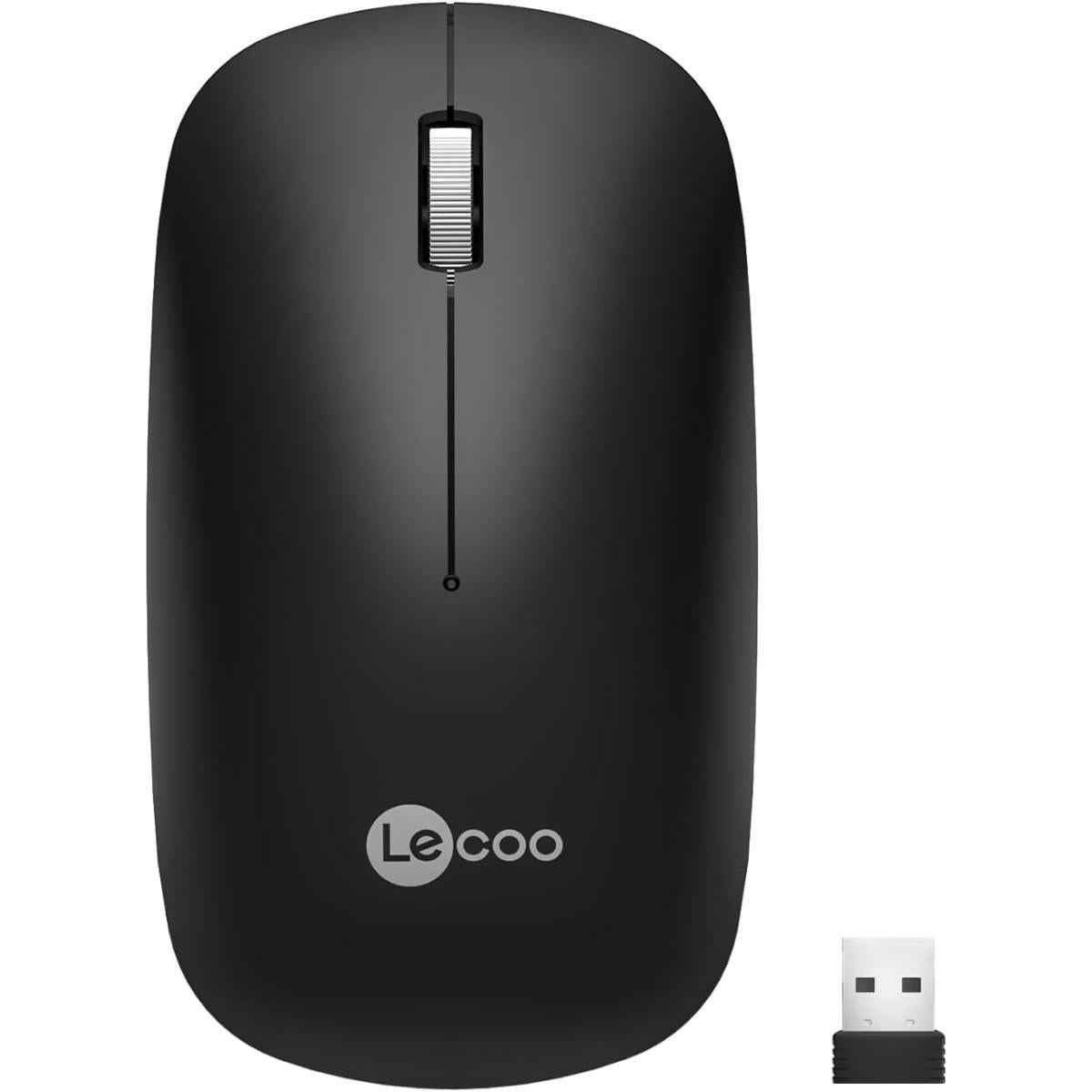 Lecoo WS214 Wireless 2.4G 1200 DPI Mouse Design by Lenovo