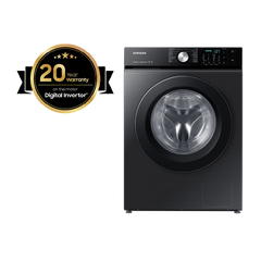 Samsung Washing Machine 11 Kg 14 Programs 1400 rpm EcoBubble Steam Black (WW11B1A046ABFH)
