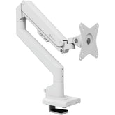 Arozzi Alzare Neo Gas Spring Single Monitor Arm Support up to 9KG 360° Screen Rotation Adjustable Height & Full Motion - White