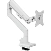 Arozzi Alzare Neo Gas Spring Single Monitor Arm Support up to 9KG 360° Screen Rotation Adjustable Height & Full Motion - White
