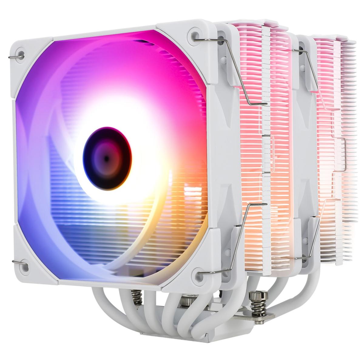 Thermalright Peerless Assassin 120 White ARGB CPU Air Cooler, Dual Tower w/ 6x 6mm Heat Pipes & High Performance Dual Fan | Peerless Assassin 120 White ARGB | Thermalright Peerless Assassin 120 White ARGB CPU Air Cooler, Dual Tower w/ 6x 6mm Heat Pipes & High Performance Dual Fan | Peerless Assassin 120 White ARGB |