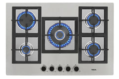 Teka Gas Hob, 5Gas Burner Flush Installation, 70Cm, Cast Iron - EFX 70 5G AI AL DR