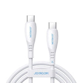 Joyroom S-A59 Vibrant Series USB-C to USB-C Cable – 60W Fast Charging, 480Mbps - WHITE