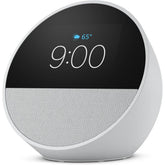 Amazon Echo Spot (2024 Release) Smart Alarm Clock With Vibrant Sound + Alexa, White