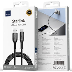 Wiwu Wi C042e A M 2.4a Charging Cable Usb A To Micro Usb Data Transfer Cable 1m Black