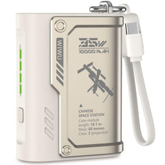 WIWU Wi-P026 Shield Power Bank 10000mA Compa Design & Fast Charging, PD 35W + QC - Titanium Gold