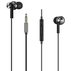 Wiwu Eb 311 Audio Jack Stereo Earbuds Widely Compatible 3.5mm Earphone With Microphone 1.1m Black