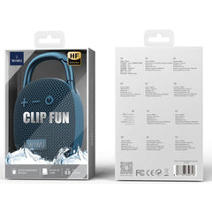 Wiwu H3 Clip Fun Portable Wireless Speaker Blue
