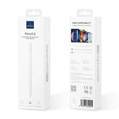 WiWU Pencil D – Universal Active Stylus Pen for iPad, iPhone, Android & Windows Devices with Palm Rejection & Type-C Fast Charging