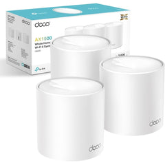 Tp Link Deco X10 Whole Home Mesh Wifi 6 System Ax 1500mbps Ai Driven, Coverage Up To 5600ft², Wifi Extender Booster, Gaming & 4k, Easy Setup, Alexa & Google Home (3pack) - CompuMe