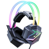 Onikuma X20 7.1 Surround Sound RGB Gaming Headset Noise Canceling Headphone with HD Mic USB