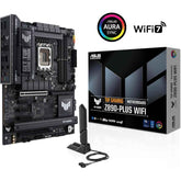 Asus Tuf Gaming Z890 Plus Wifi 7 Z890 Lga 1851 Atx , Intel® Core™ Ultra Series 2 Ready, Advanced Ai Pc Ready, 16+1+2+1 Stages, Ddr5, Pcie® 5.0, Thunderbolt™ 4 Type C®, 4x M.2, Wi Fi 7, 2.5gb