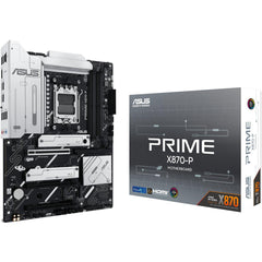 Asus Prime X870 P Amd X870 Am5 Atx 4x M.2 Slots Ddr5 Usb 3.2 Gen 2x2 Type C® Usb4® Header & 2.5gb Ethernet