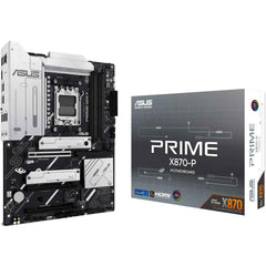 Asus Prime X870 P Amd X870 Am5 Atx 4x M.2 Slots Ddr5 Usb 3.2 Gen 2x2 Type C® Usb4® Header & 2.5gb Ethernet