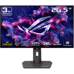 Asus Rog Strix Xg27aqdmg 27” Oled Glossy 2k 240hz 0.03ms 99% Dci P3 Anti Flicker Asus Oled Care Uniform Brightness G Sync Compatible