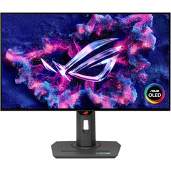 ASUS ROG Strix OLED (XG27AQDMG ) 27" Flat Gaming Monitor WOLED 2K (2560 x 1440) 240Hz 0.03ms(GTG), HDR10, DCI-P3 99% & sRGB 135%, 10Bit, G-Sync Compatible w/ Ergonomic Stand | XG27AQDMG | - CompuMe