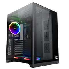 Xigmatek Aquarius S RGB Tempered Glass Case Black, cases