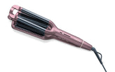 Beurer Wave Styler Ceramic Tool, 320-410Watts,4 in 1 Works on Three Curling Irons, Pink - HT 65