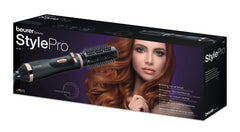 Beurer Roating Hot Air Brush, Two Appendices, 1000Watts, Black - HT 80