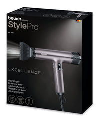 Beurer High Speed Hair Dryer, 1700Watts, Pink - HC 100