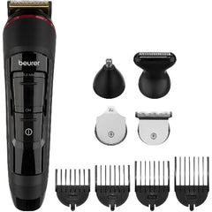 Beurer Body Groomer, 11 Attachments for Trimming and Shaving All Body Hair, Black - MN9X