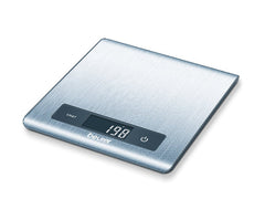 Beurer Kitchen Scale with an Easy to Clean Painted Surface Made, Silver - KS 51