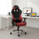 Gaming Chair YT-7009 - Ergonomic Design, TPU Armrests, 360° Swivel, Premium Casters, Red & Black
