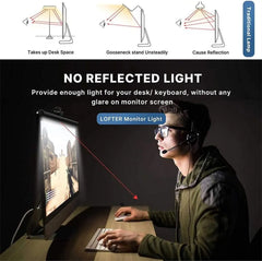 Usb E Reading Led Lamp Monitor Light Bar 3 Adjustable Color Temperature