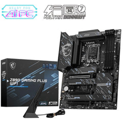 MSI Z890 GAMING PLUS WIFI -Wi-Fi 7-, Intel Core Ultra -Series 2-, LGA 1851-DDR5-PCIe 5.0-4xM.2 - ATX Gaming MotherBoard - Z890 GAMING PLUS WIFI -