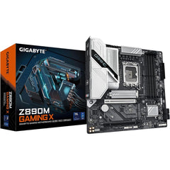 GIGABYTE Z890M GAMING X, Intel Core Ultra -Series 2-, LGA 1851-DDR5-PCIe 5.0-3xM.2 - mATX Gaming MotherBoard - Z890M GAMING X -