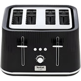 Tefal Loft Toaster, 4Slots, Modern Design, Black - TETT760840