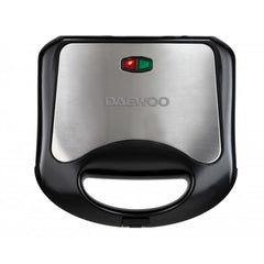 Daewoo Sandwich Maker, 2Slices, 750Watts, Black - DE-8011