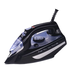 National Deluxe Steam Iron, Ceramic Soleplate, 2300Watts, Black - EL-3500