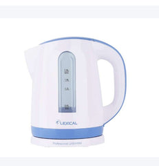 Lexical Electric Kettle Plastic, 1.8Lit, 2200Watts, White - LEK-1404