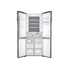 Daewoo Refrigerator Four Door, 601Lit, Inverter Compressor, Digital, Stainless Steel - DE-FDS910SS