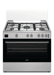 Simfer Gas Cookers, Full Option, Full Safety, Fan, 90Cm, Stainless Steel - F-9080SS