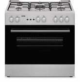 Simfer Gas Cooker, 80Cm, Full option, Full Safety, Stainless Steel - F8055SS